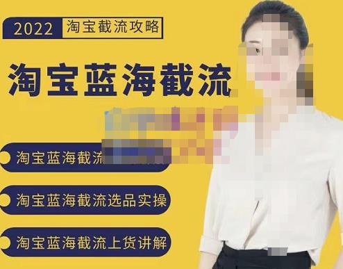 2022淘宝蓝海截流攻略，淘宝蓝海截流选品上货实操讲解-第一资源库
