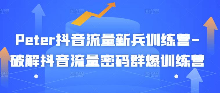 Peter抖音流量新兵训练营-破解抖音流量密码群爆训练营（新兵）-第一资源库